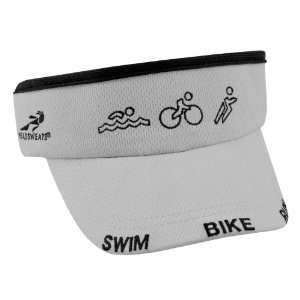    Headsweats Mens Super Visor Swim Bike Run Hat: Sports & Outdoors
