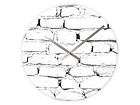 Karlsson 16 Solid Glass White Stone Brick Print Wall C