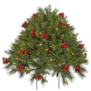 ft. x 3 ft. Christmas Bush   High Definition PE/PVC Needles   Moneta 