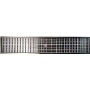   Surface Mount Drip Tray   Stainless Steel   With Drain: Kitchen