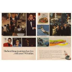  1966 TWA Airlines Inflight Movies Music DC 9 Jet 2 Page 