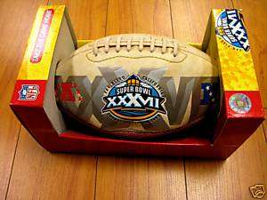 Collector NFL 2003 Super bowl XXXVll football souvenir  