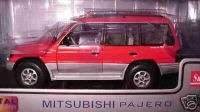 Sunstar 1:18 1998 Mitsubishi Pajero RED  