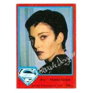   : Sarah Douglas autographed trading card Superman 2: Everything Else
