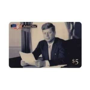 Kennedy Collectible Phone Card $50. Face John F. Kennedy Set The New 