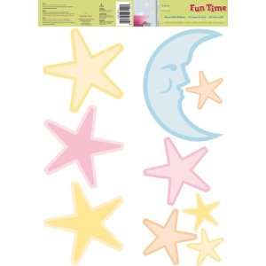 Fun Time 93977 Stars and Moon Wall Stickers