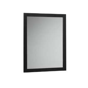  RonBow 600124 B02 Contempo 32 Wood Framed Mirror in Black 