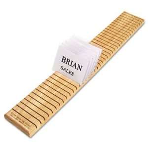  C Line Wooden Name Badge Holder: Office Products