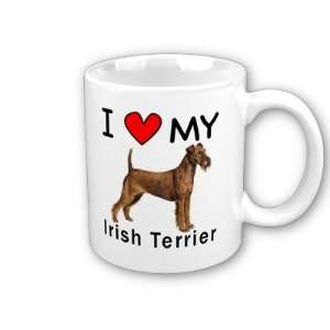  I Love My Irish Terrier Coffee Mug 