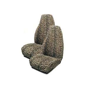  2 Animal Print Front Seat Covers   Cheetah: Automotive