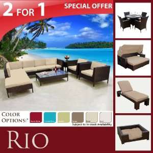   & DINING SET &MONTEGO & SUNBED & MED DOG BED: Patio, Lawn & Garden