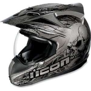 Icon Variant Urban Assault Full Face Motorcycle Helmet Black Etched 