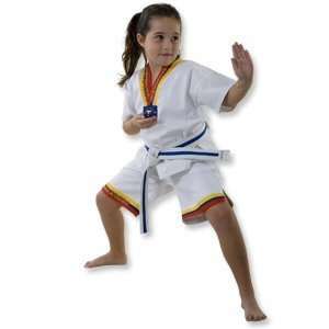  Summer V Neck TKD Kids Uniform