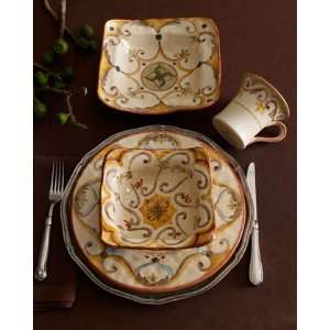  Caff Ceramiche 16Piece Baldaccio Dinnerware Service 