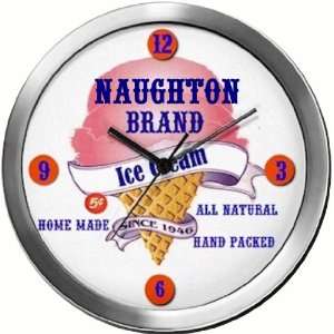  NAUGHTON 14 Inch Ice Cream Metal Clock Quartz Movement 