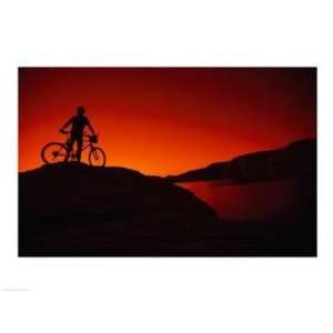   bike, Lake Powell, Utah, USA  24 x 18  Poster Print Toys & Games