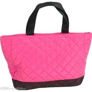  Personalized Hot Pink Small Quilted Tote/Diaper Bag: Baby