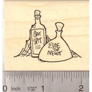 Bat Spit and Eye of Newt Halloween Rubber Stamp Arts 