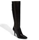 NIB STUART WEITZMAN SOHOT Black Leather Knee High Boots Womens 9 New $ 
