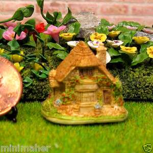 TINY COTTAGE HOUSE~#1~for Fairy flower garden~ Dollhouse scale 112 