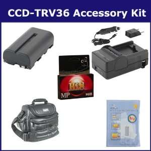  CCD TRV36 Camcorder Accessory Kit includes ZELCKSG Care & Cleaning 