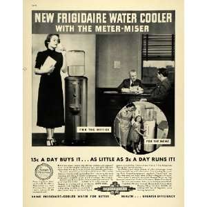  1937 Ad Meter Miser Frigidaire Water Cooler Office Home 