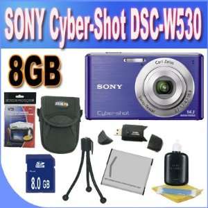  Sony Cyber Shot DSC W530 14.1 MP Digital Still Camera with 