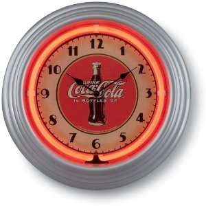  Coca Cola® Clock Matte Silver: Sports & Outdoors