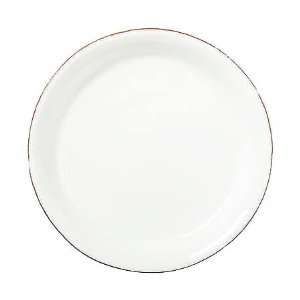  Vietri Cucina Fresca Bianco Canape Plate 6.25 In D (Set Of 