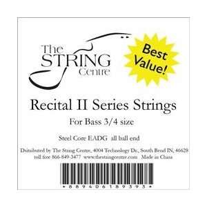   Centre Recital II Bass String Set 1/2 size set Musical Instruments