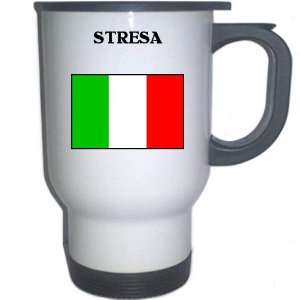  Italy (Italia)   STRESA White Stainless Steel Mug 