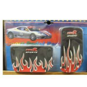  Universal Fit Fire Flame Racing Pedal   Auto Transmission 
