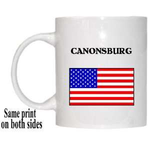  US Flag   Canonsburg, Pennsylvania (PA) Mug: Everything 