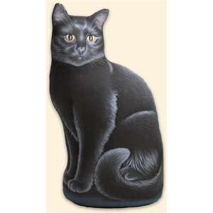  Black Cat Doorstop: Home & Kitchen