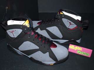 2011 Nike Air Jordan 7 VII Retro Bordeaux Black Grey US12 Basketball 