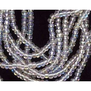  6/0 Crystal, Iris finish Seed Beads: Arts, Crafts & Sewing