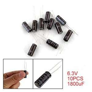   1800UF 6.3V Polarized Radial Electrolytic Capacitor: Home Improvement