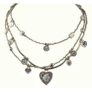   N244   Charma Karma   3 Strands ~ Hearts SERENITY CRYSTALS Jewelry