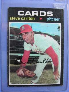 1971 Topps STEVE CARLTON #55 St Louis Cardinals Card  