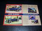 1929 NASH STANDARD SIX CABRIOLET CAR ARTICLE FREE SHIP MINT!