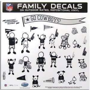   BSS   Dallas Cowboys NFL Family Car Decal Set (Large) 
