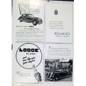    Rilety Jaguar Rolls 1947 Country Life Car Ads