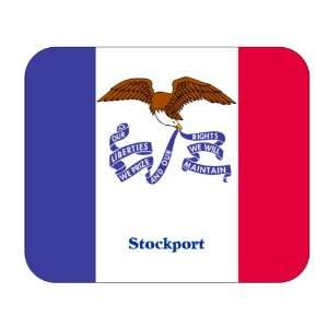  US State Flag   Stockport, Iowa (IA) Mouse Pad: Everything 