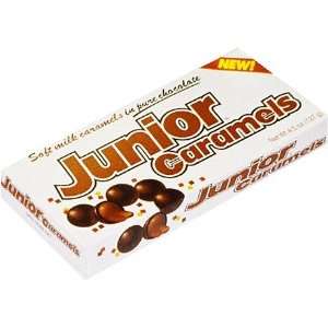 Junior Caramels Chocolate Covered Caramels Theatre Box 4.5oz:  