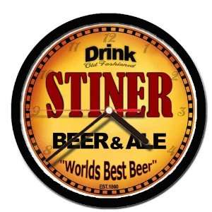  STINER beer and ale cerveza wall clock: Everything Else