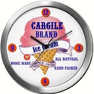  CARGILE 14 Inch Ice Cream Metal Clock Quartz Movement 