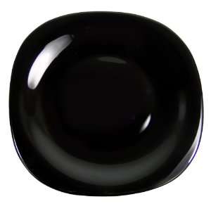 Arc International Luminarc Carine Black Dessert Plate, 7 1/2 Inch, Set 