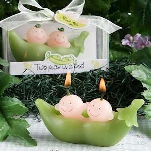  Two Peas in a Pod Wax Candle Favors: Health & Personal 