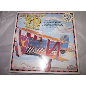  Jane Wooster Scott 3 D Jigsaw Puzzle: 553 Piece Bi Plane 