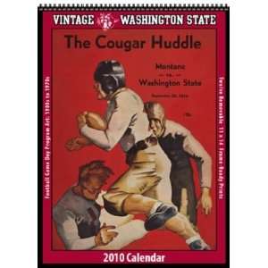   State Cougars 2010 Vintage Football Program Calendar